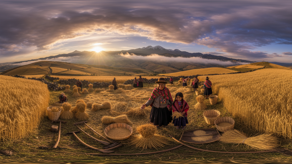 Paisaje andino al amanecer en una experiencia inmersiva de Kurylab